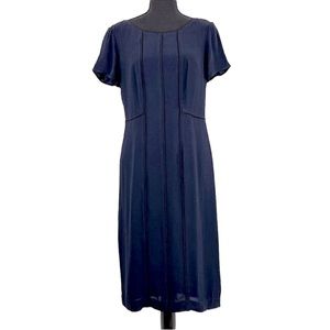 TALBOTS WOMEN’S CLASSIC NAVY PARTY DRESS - SIZE 6